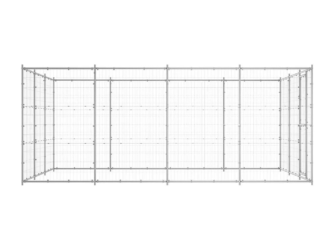 Chenil extérieur cage enclos 330 x 440 x 180 cm 02_0000408