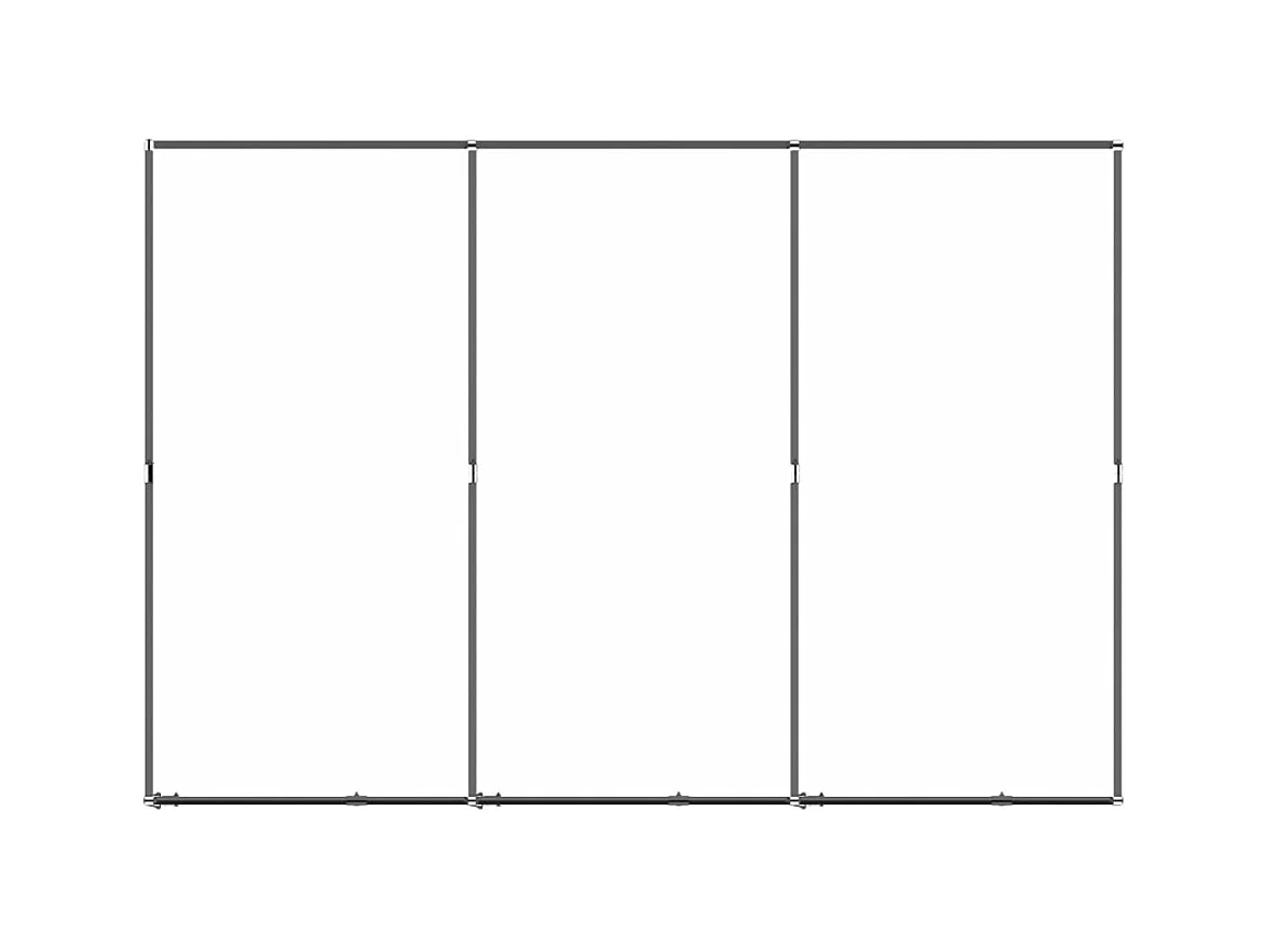 Gaiola para canil outdoor animal pac para cães aço 5,53 m² preto 02_0041857