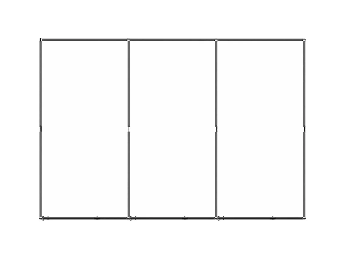 Gaiola para canil outdoor animal pac para cães aço 5,53 m² preto 02_0041857