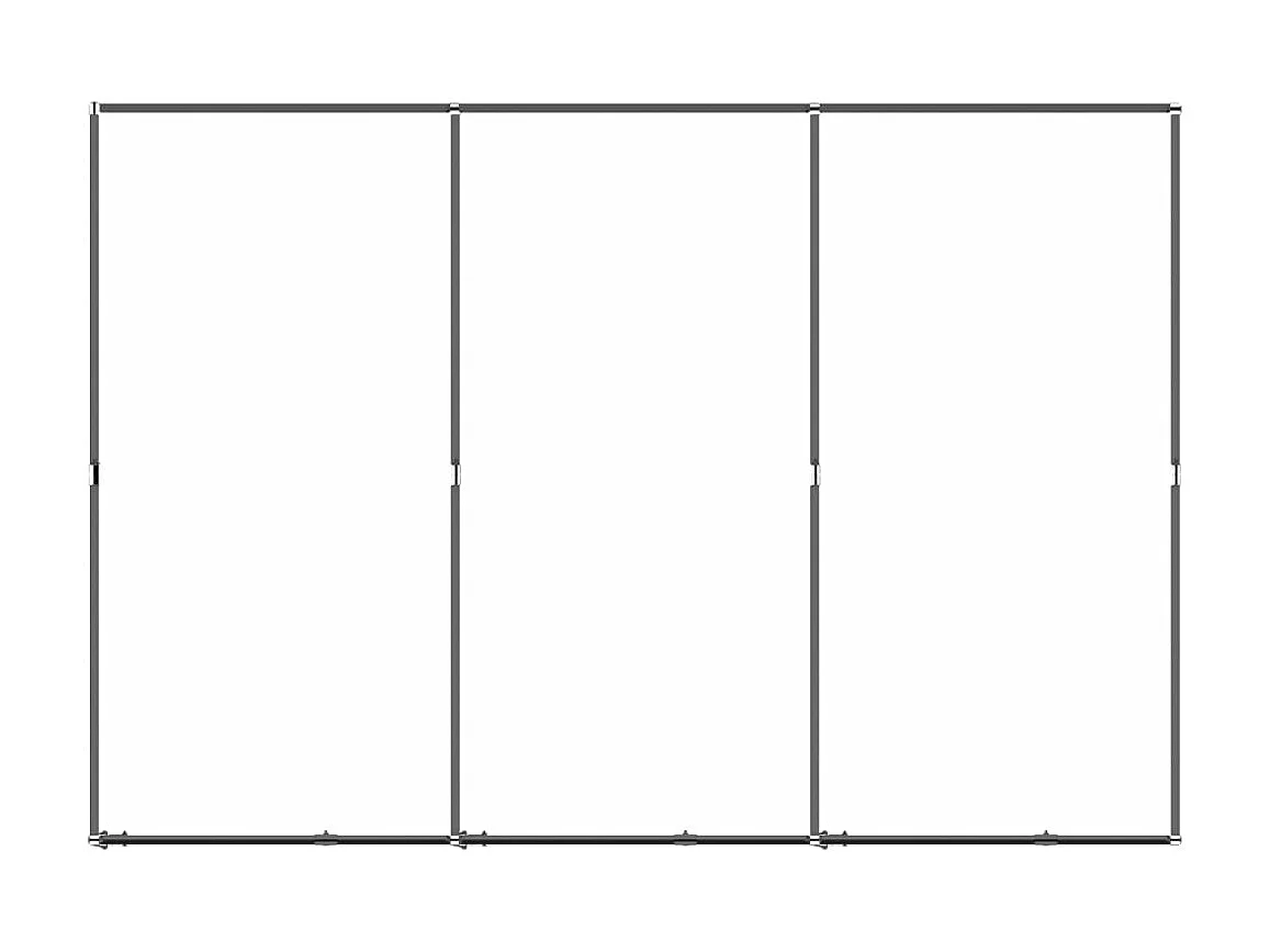 Gaiola para canil outdoor animal pac para cães aço 5,53 m² preto 02_0041857