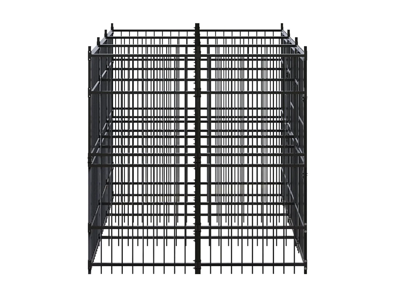 Gaiola para canil outdoor animal pac para cães aço 5,53 m² preto 02_0041857