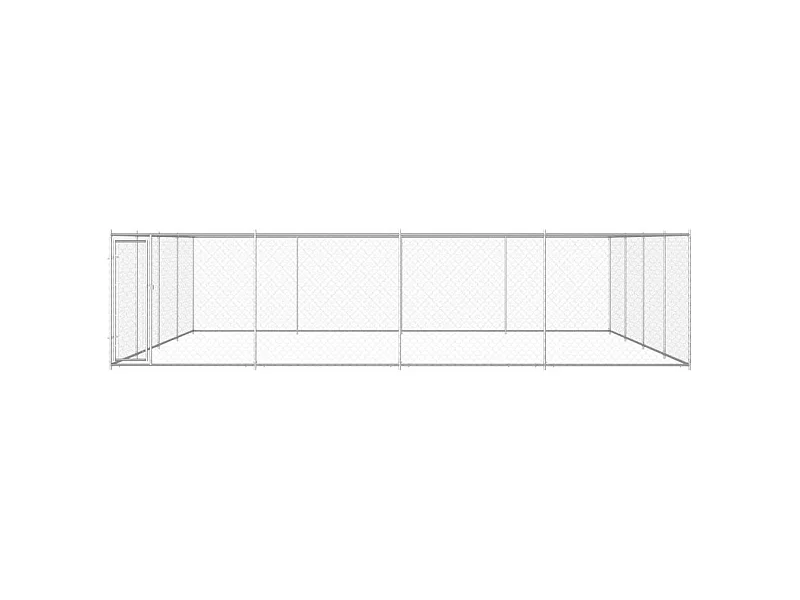 Chenil extérieur cage enclos 760 x 760 x 185 cm 02_0000478