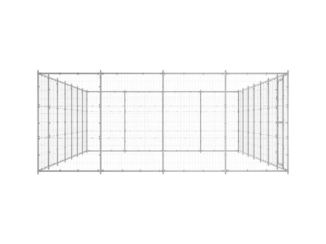 Chenil extérieur cage enclos 770 x 440 x 180 cm 02_0000420