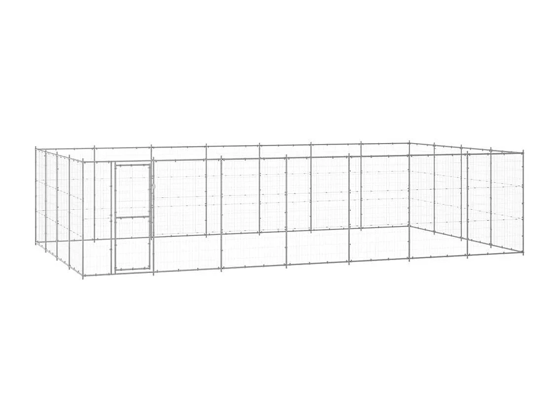 Chenil extérieur cage enclos 770 x 440 x 180 cm 02_0000420