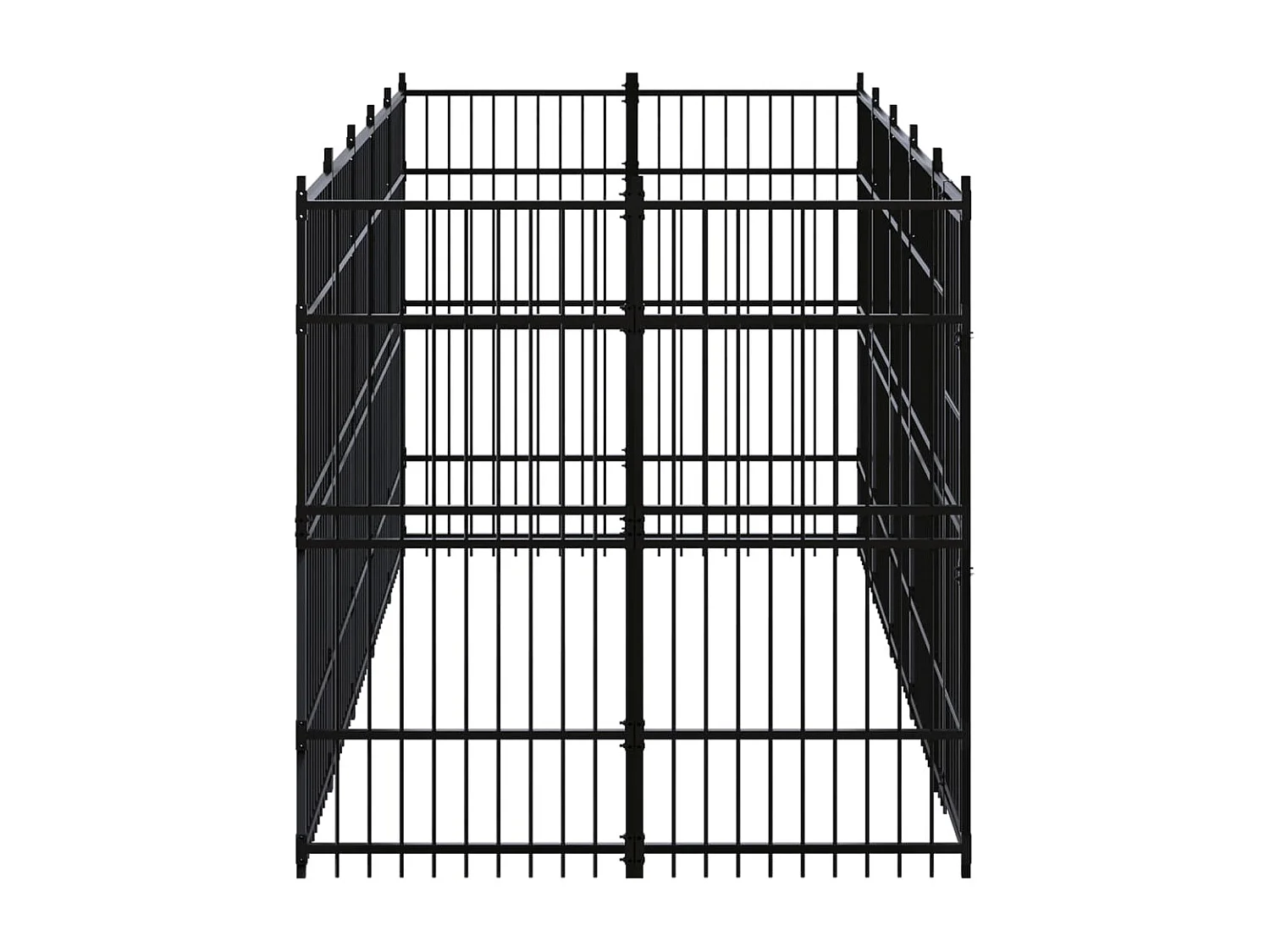 Gaiola para canil outdoor animal pac para cães aço 9,22 m² preto 02_0041888