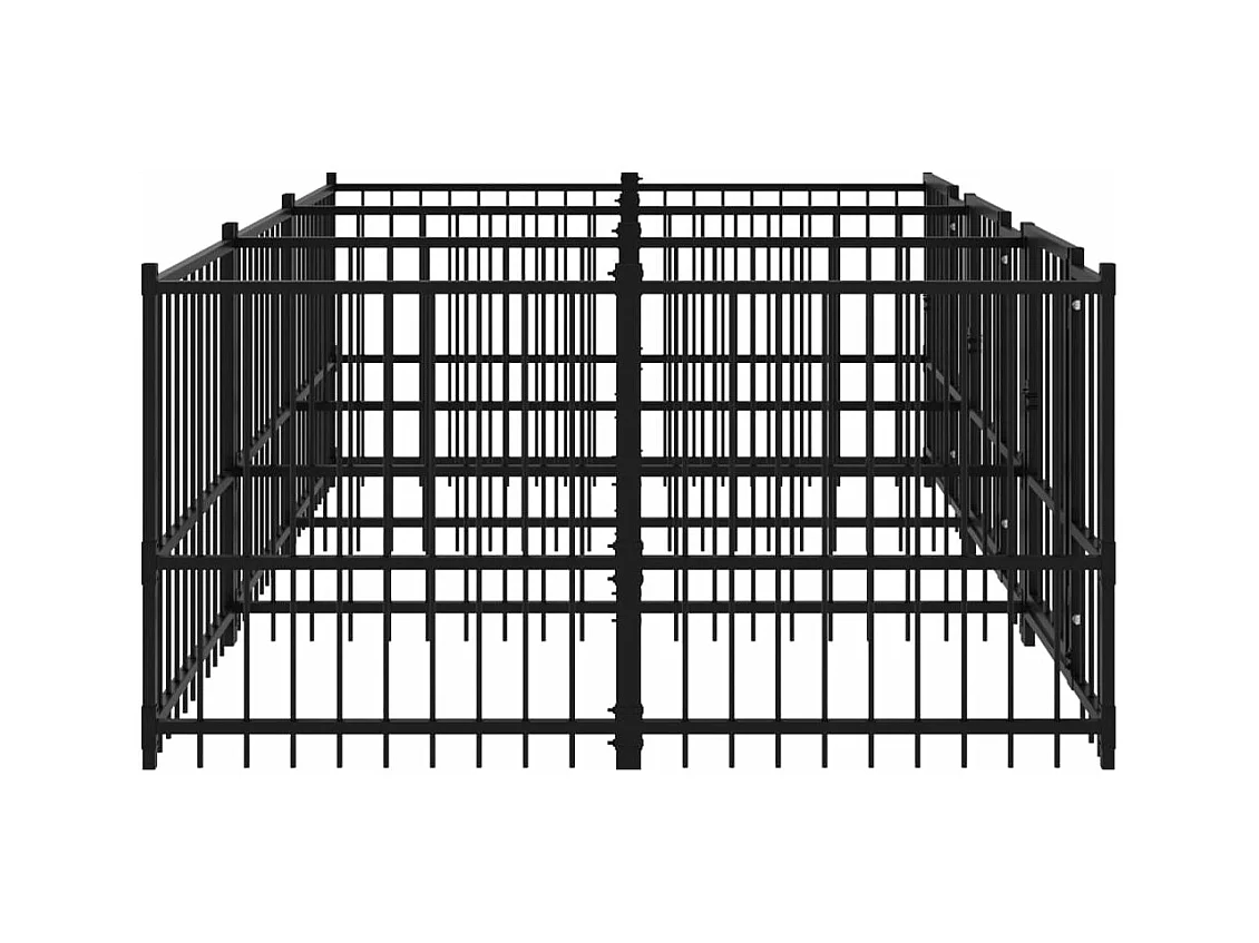 Chenil cage enclos pac noire 291 x 193.5 x 100 cm 02_0041858