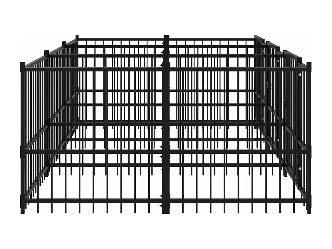 Chenil cage enclos pac noire 291 x 193.5 x 100 cm 02_0041858