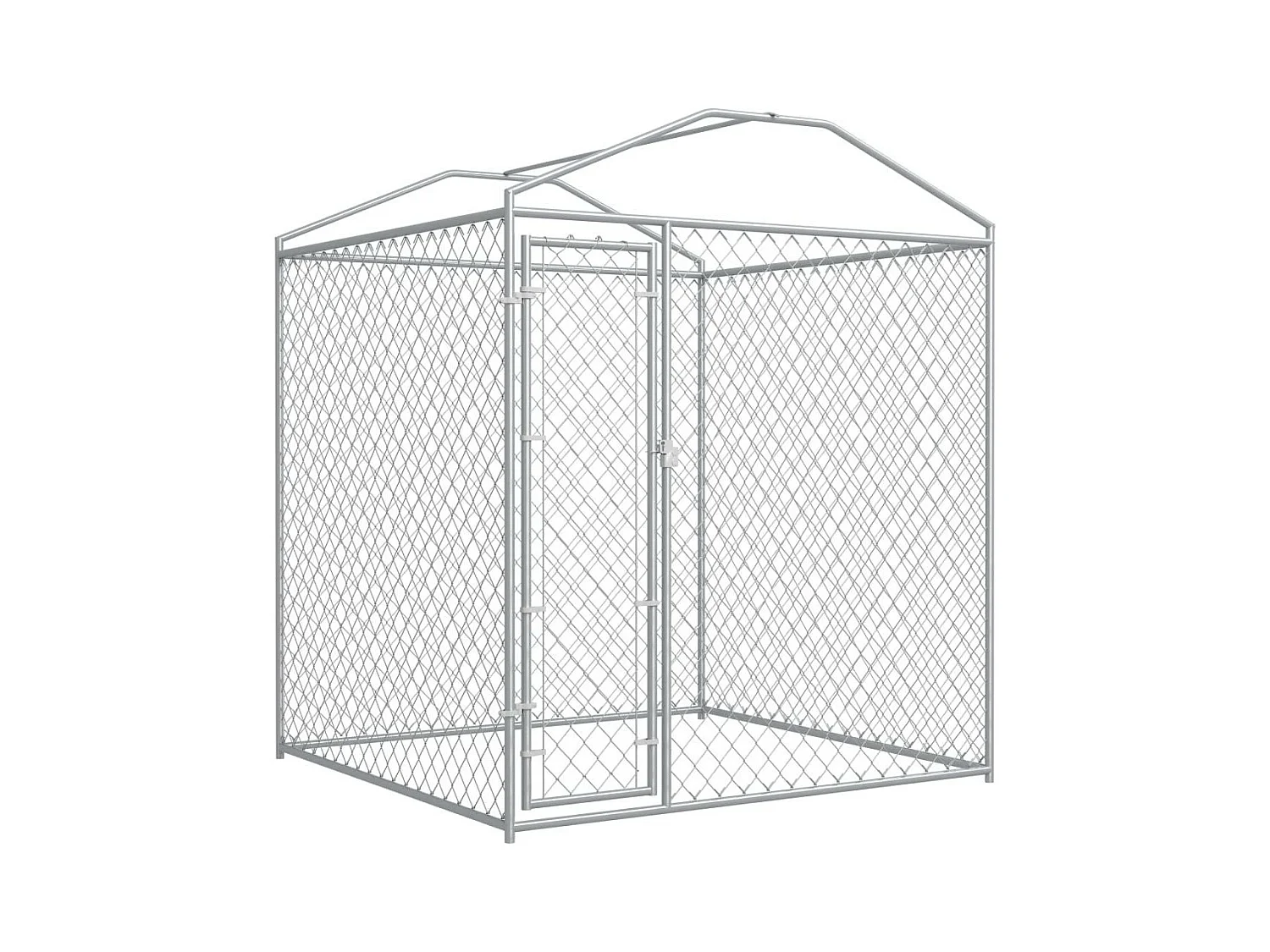 Chenil extérieur cage enclos 193 x 193 x 225 cm 02_0000324