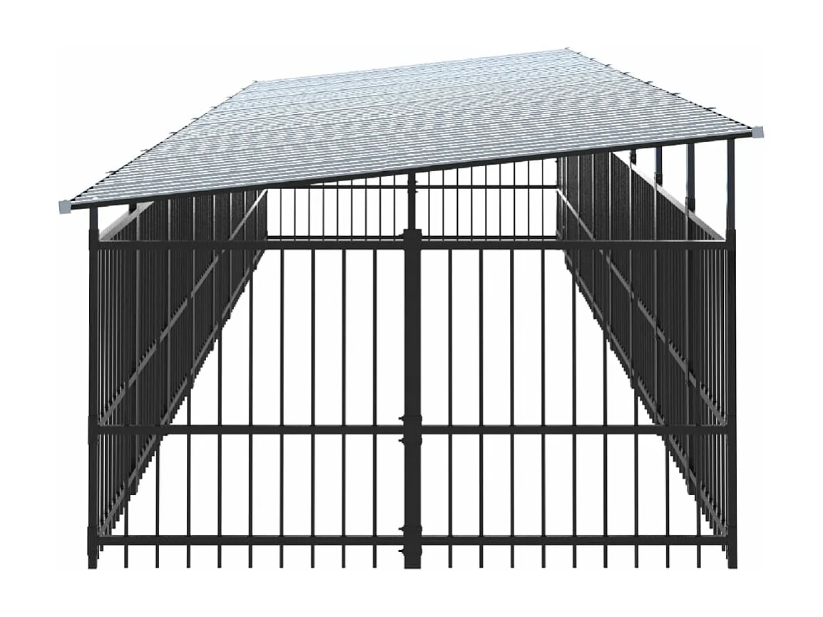 Chenil cage enclos pac noire 782 x 198 x 128 cm 02_0041745