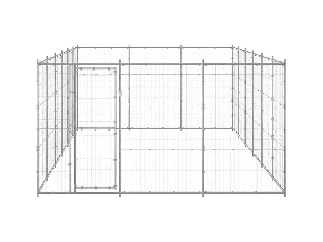 Chenil extérieur cage enclos 330 x 660 x 180 cm 02_0000414