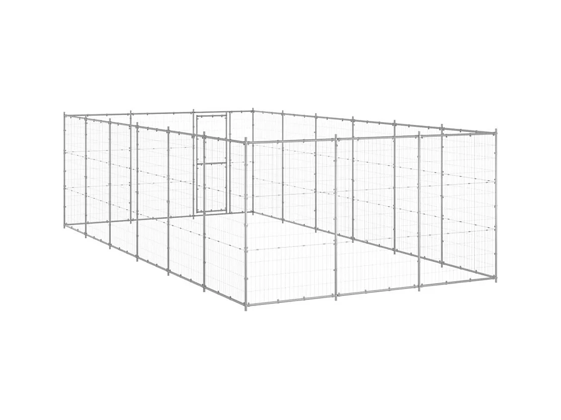 Chenil extérieur cage enclos 330 x 660 x 180 cm 02_0000414