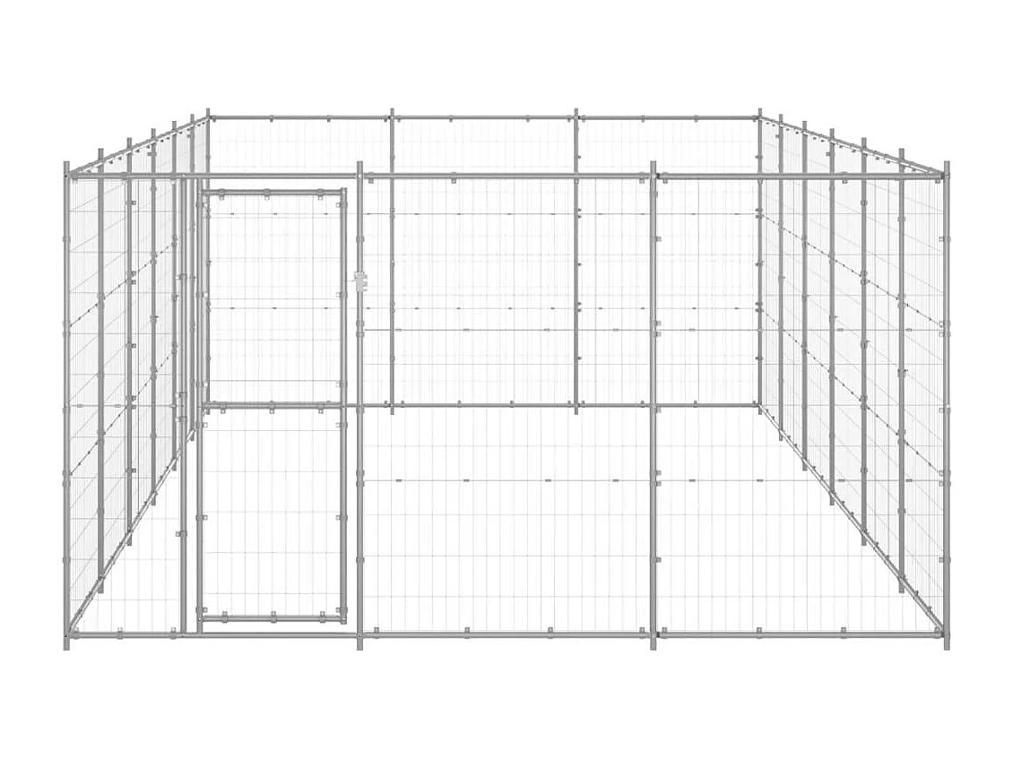 Chenil extérieur cage enclos 330 x 660 x 180 cm 02_0000414