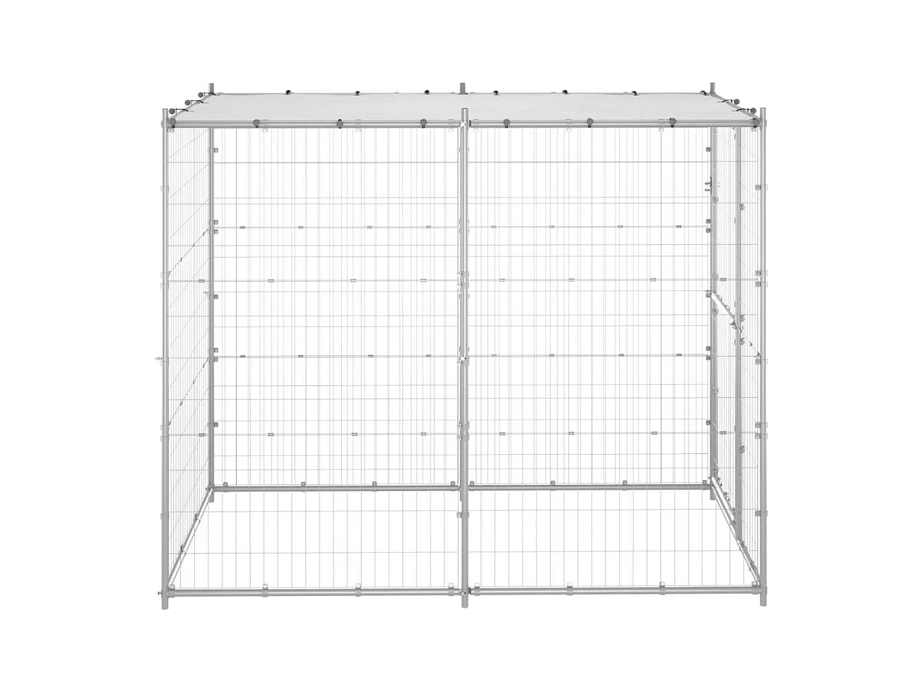 Chenil extérieur cage enclos 110 x 220 x 180 cm 02_0000431