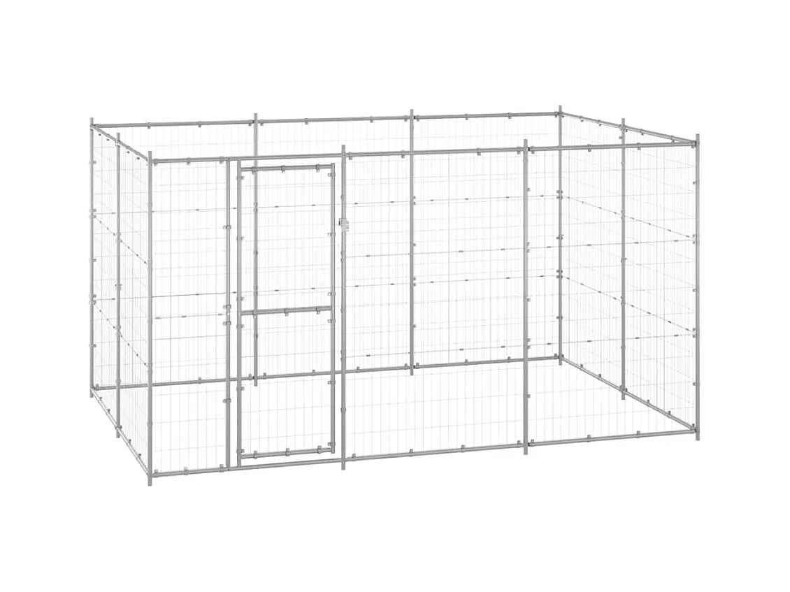 Chenil extérieur cage enclos 330 x 220 x 180 cm 02_0000428