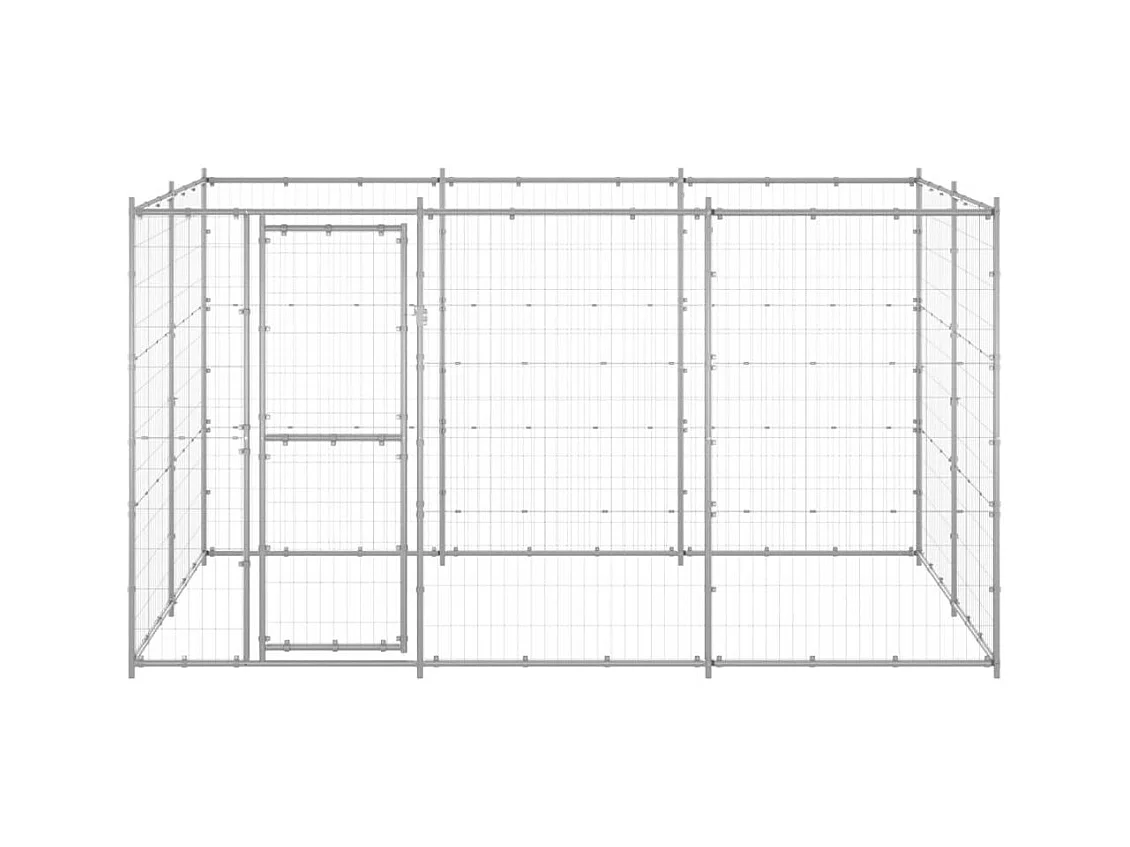 Chenil extérieur cage enclos 330 x 220 x 180 cm 02_0000428