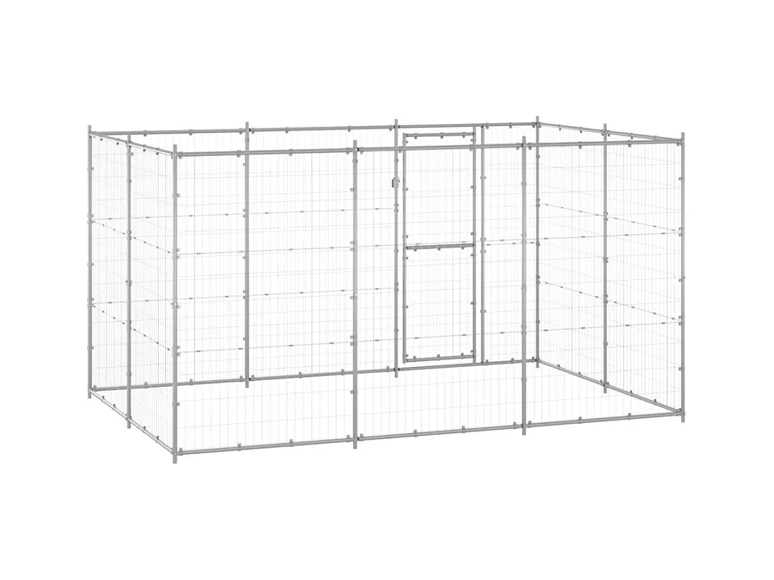 Chenil extérieur cage enclos 330 x 220 x 180 cm 02_0000428