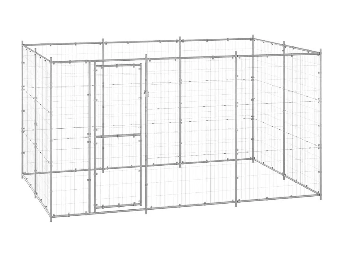 Chenil extérieur cage enclos 330 x 220 x 180 cm 02_0000428