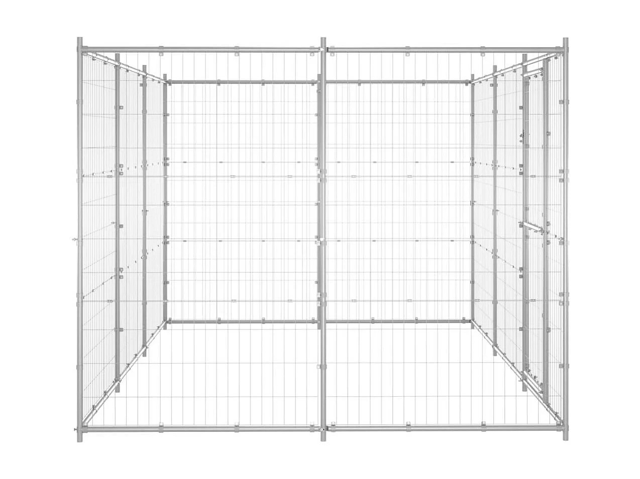 Chenil extérieur cage enclos 330 x 220 x 180 cm 02_0000428