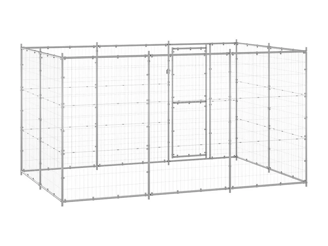 Chenil extérieur cage enclos 330 x 220 x 180 cm 02_0000428