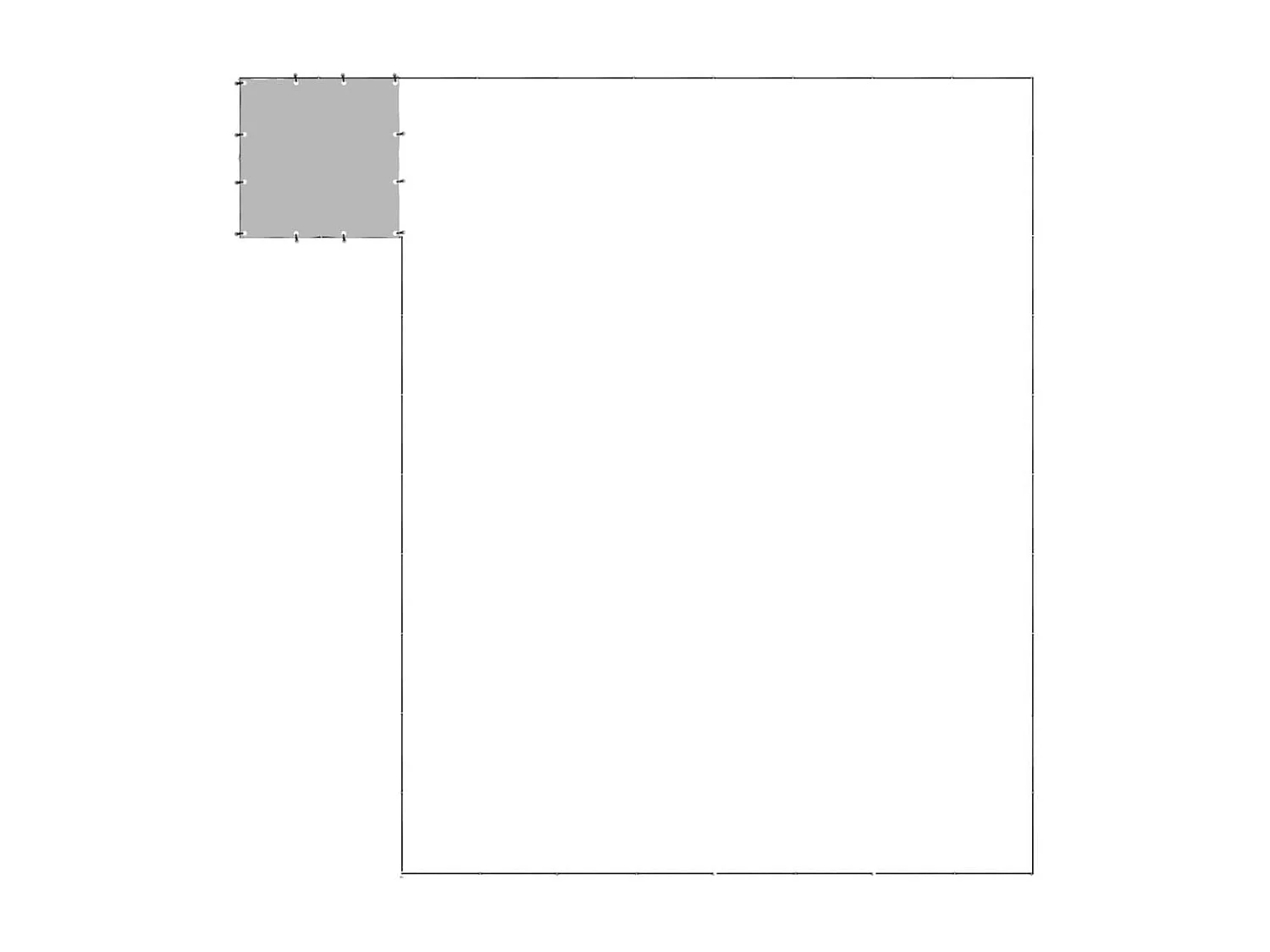 Cuccia da esterno gabbia per cani parco animali 25,41 m² acciaio nero 02_0000515