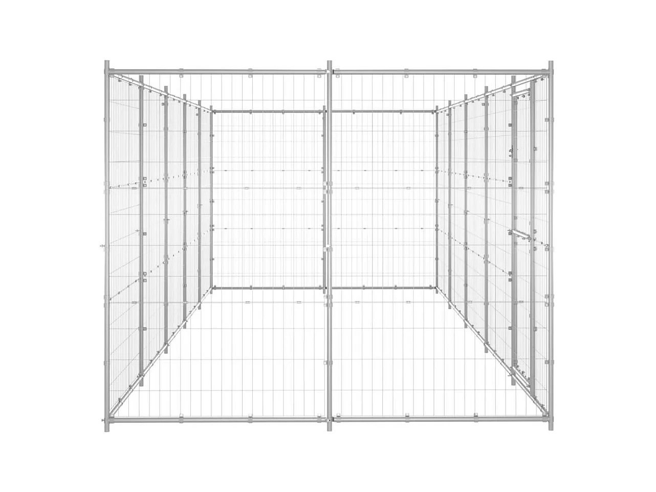 Chenil extérieur cage enclos 550 x 220 x 180 cm 02_0000406