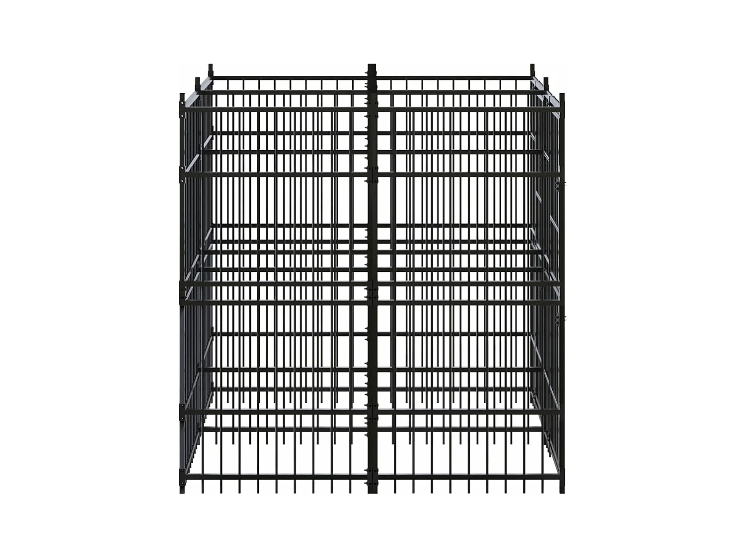 Gaiola para canil outdoor animal pac para cães aço 3,69 m² preto 02_0041830