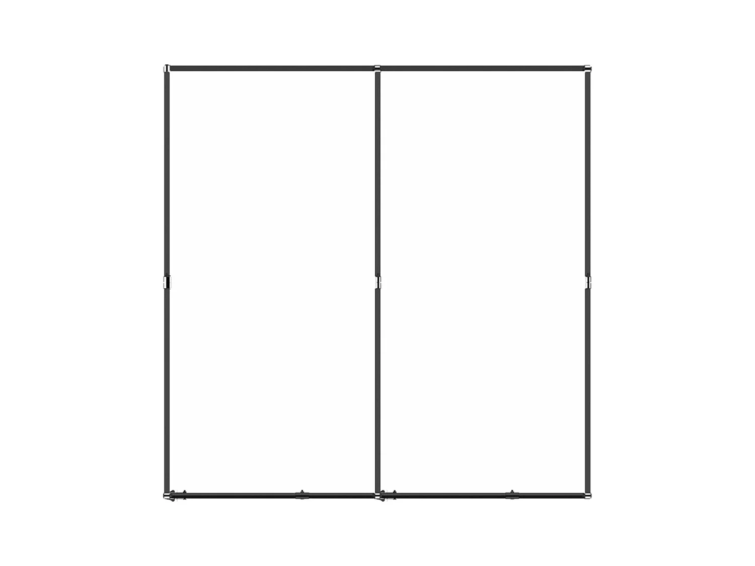 Gaiola para canil outdoor animal pac para cães aço 3,69 m² preto 02_0041830