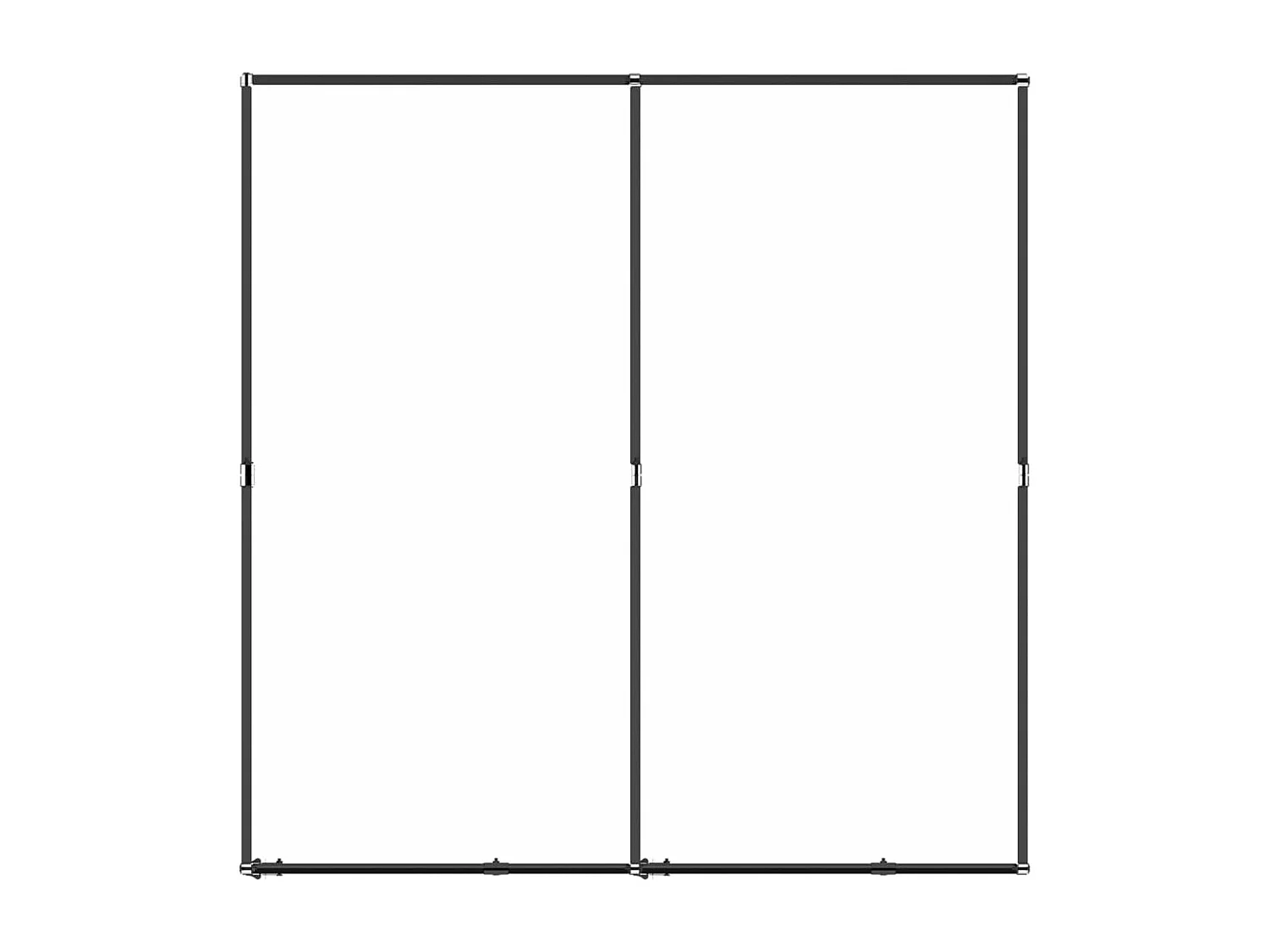 Jaula para perrera exterior animal pac para perros acero 3,69 m² negro 02_0041830