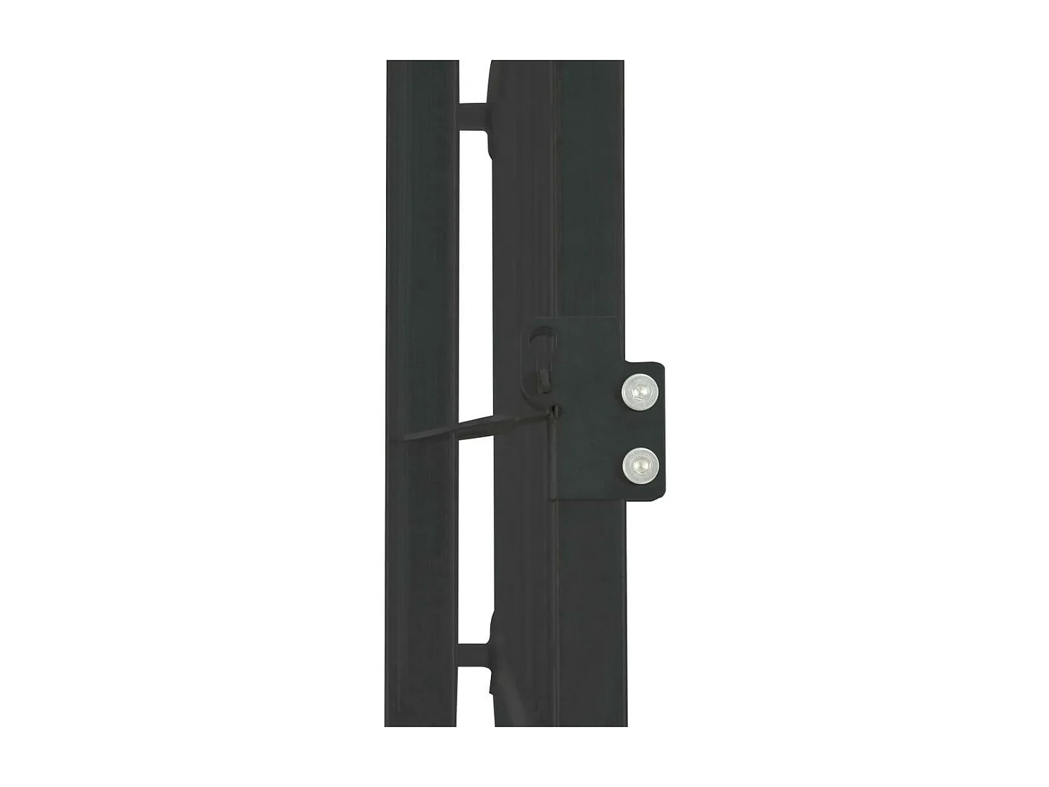 Jaula para caseta de exterior, parque para animales, parque para perros de exterior, 120 x 120 x 150 cm, negro 02_0000461