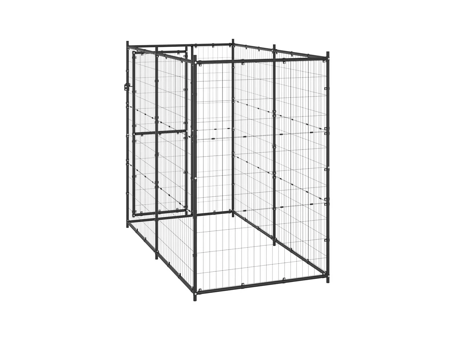 Chenil extérieur cage enclos 110 x 220 x 180 cm 02_0000361