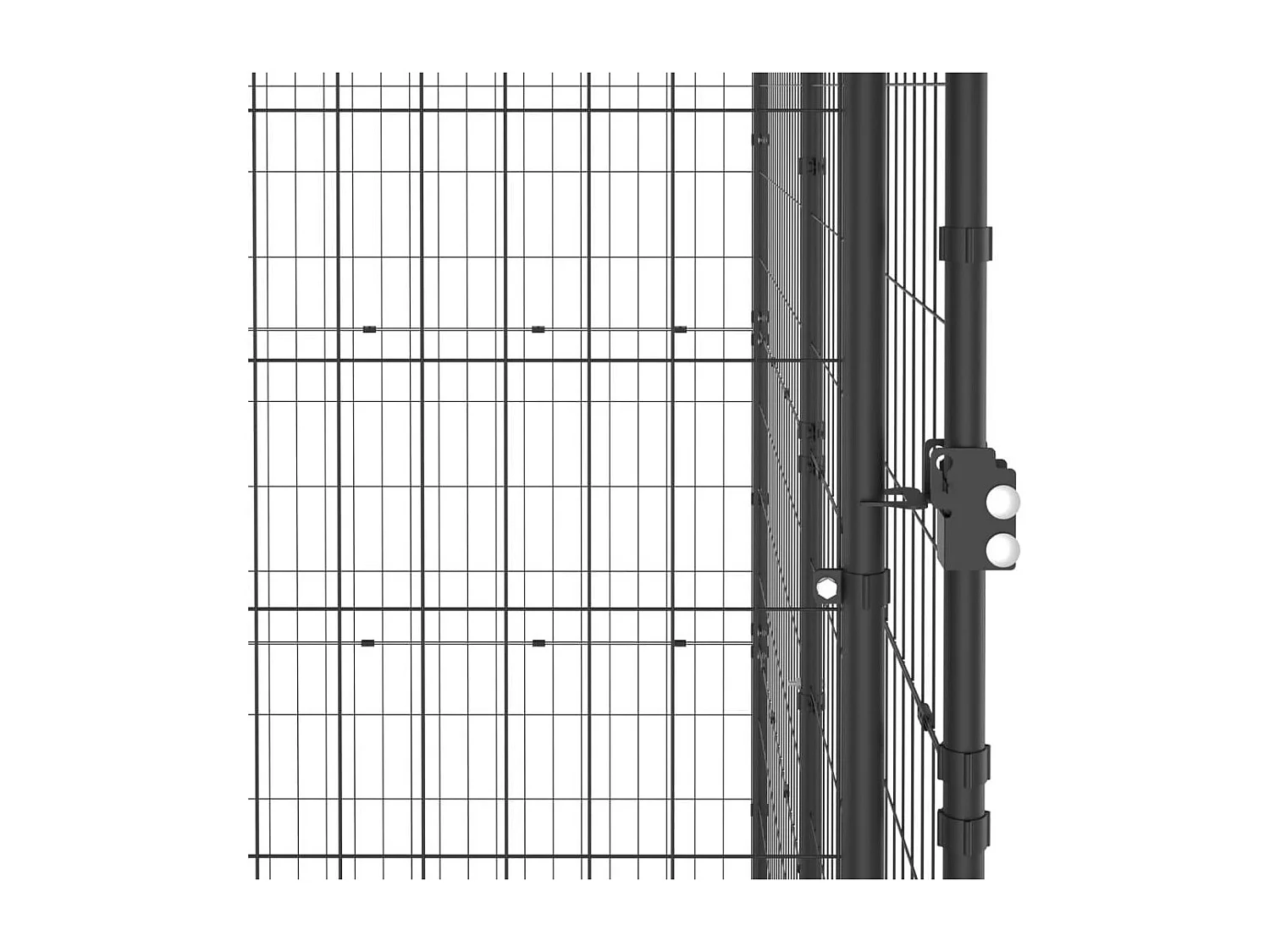 Chenil extérieur cage enclos 110 x 220 x 180 cm 02_0000361