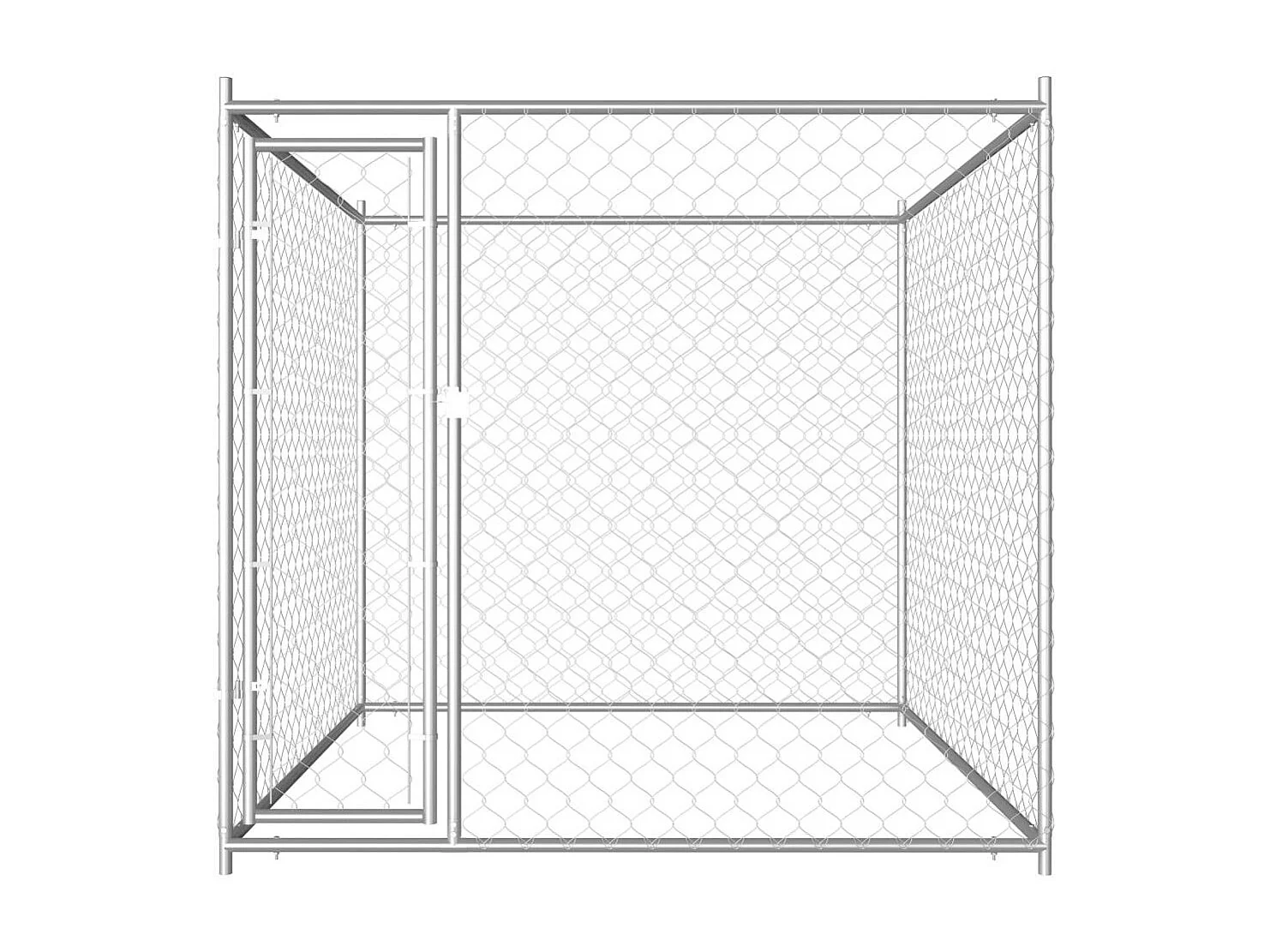 Jaula para caseta de exterior, parque para animales, parque para perros de exterior, 185 cm 02_0000342