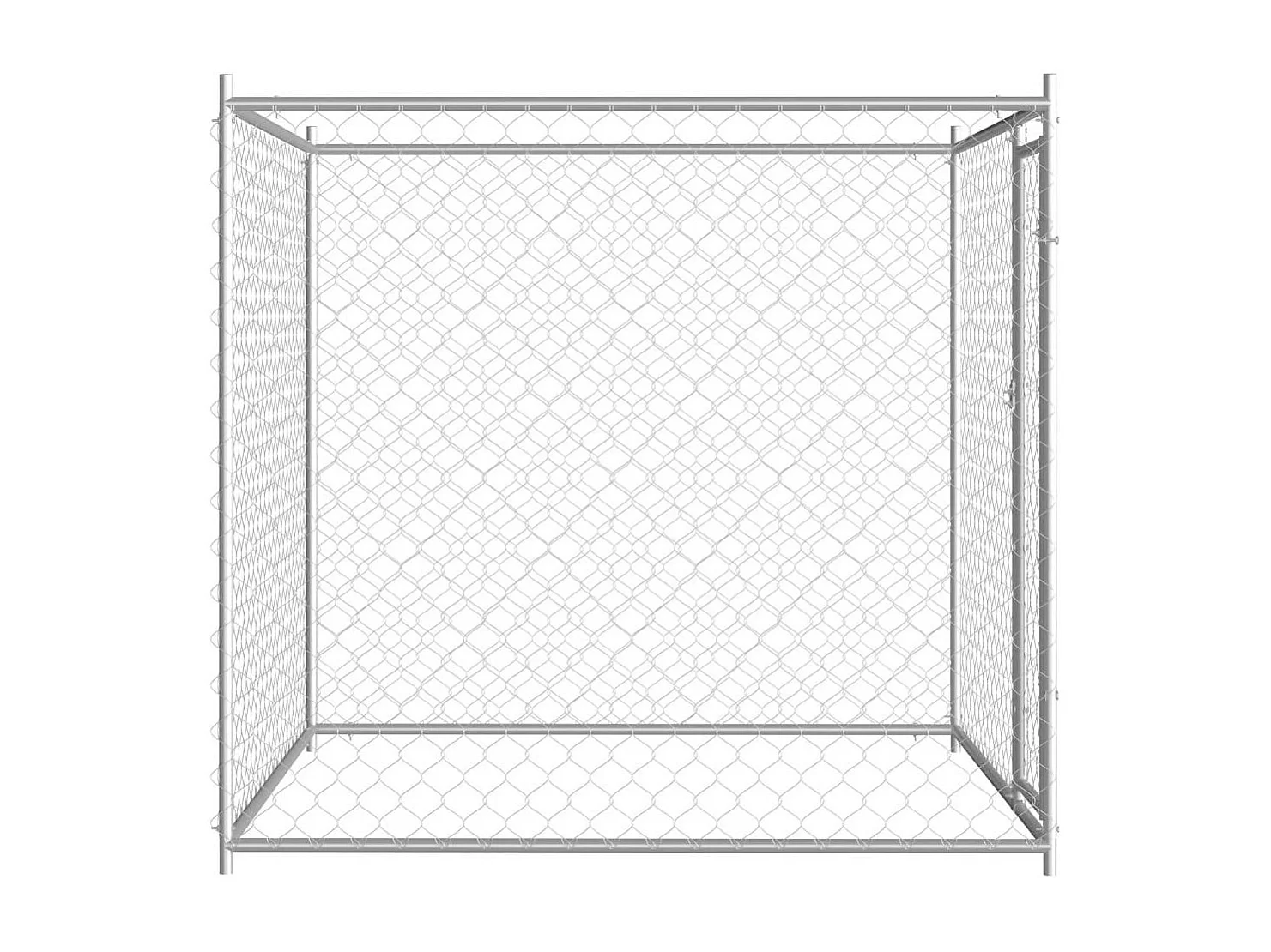 Jaula para caseta de exterior, parque para animales, parque para perros de exterior, 185 cm 02_0000342