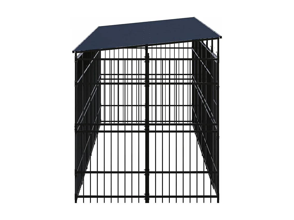 Chenil cage enclos pac noire 576 x 192 x 200 cm 02_0041731