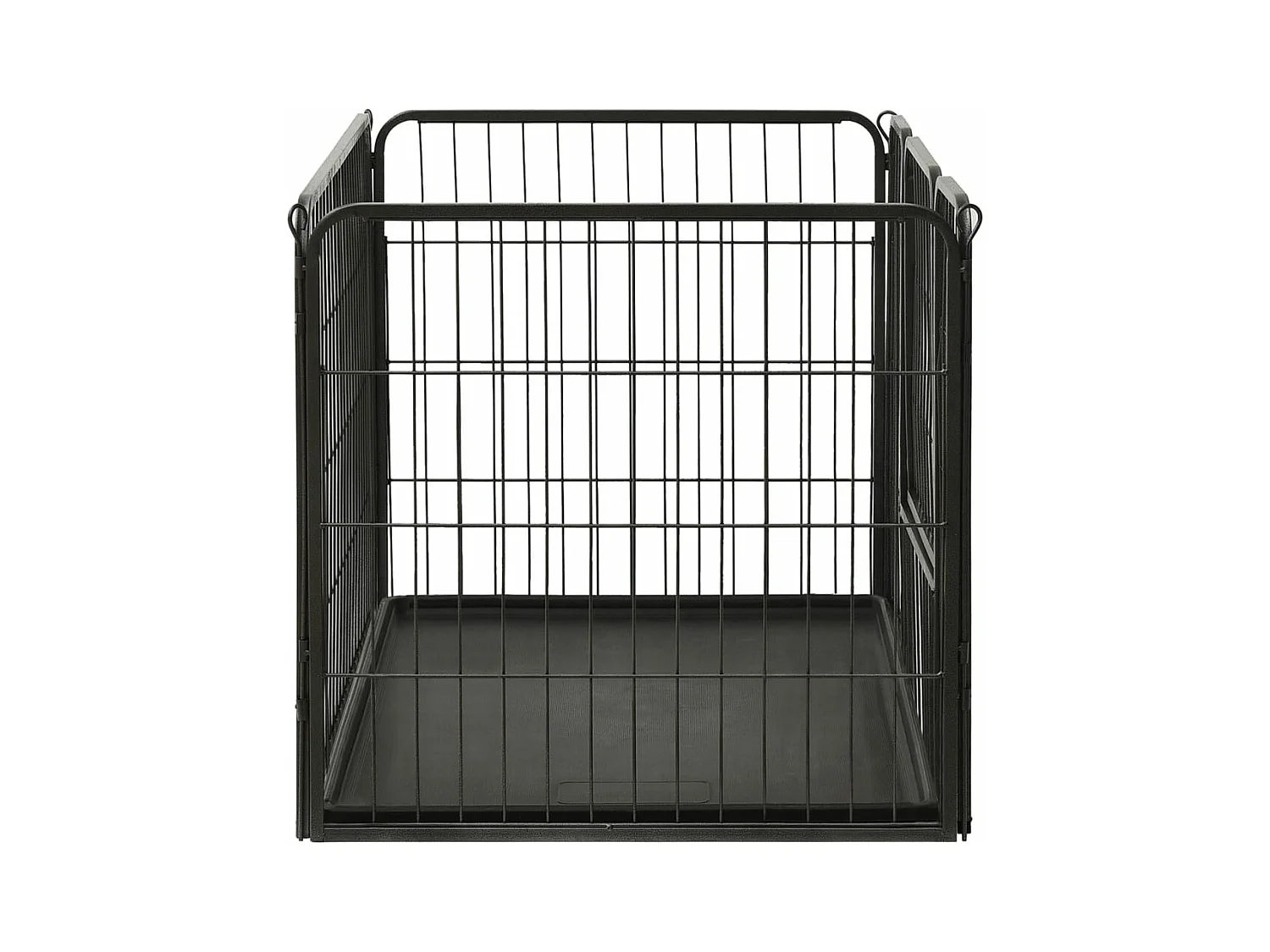 Parc pour chiots acier noire 91.5 x 59 x 61 cm 02_0000570