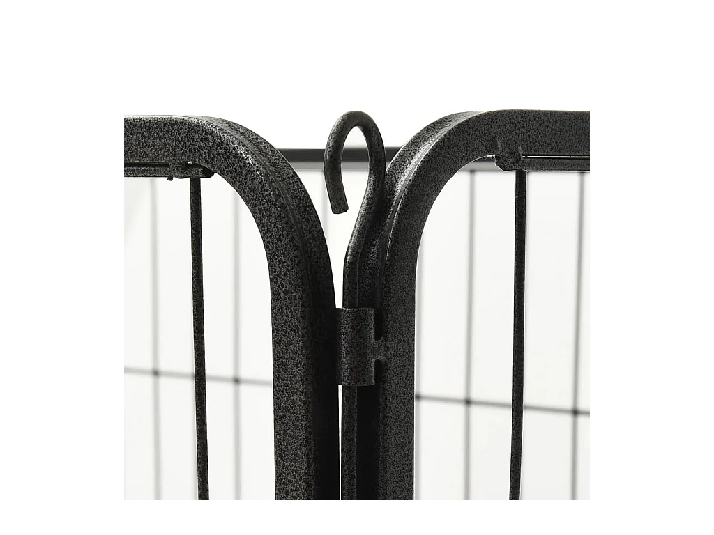 Parc pour chiots acier noire 91.5 x 59 x 61 cm 02_0000570