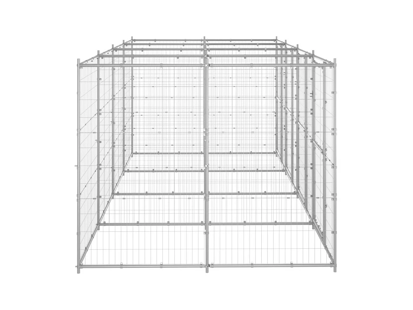 Chenil extérieur cage enclos 440 x 220 x 180 cm 02_0000430