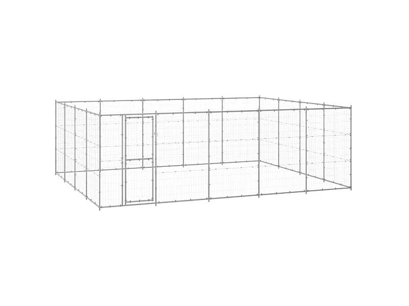 Chenil extérieur cage enclos 550 x 440 x 180 cm 02_0000416