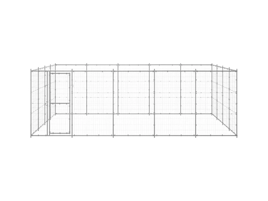 Chenil extérieur cage enclos 550 x 440 x 180 cm 02_0000416