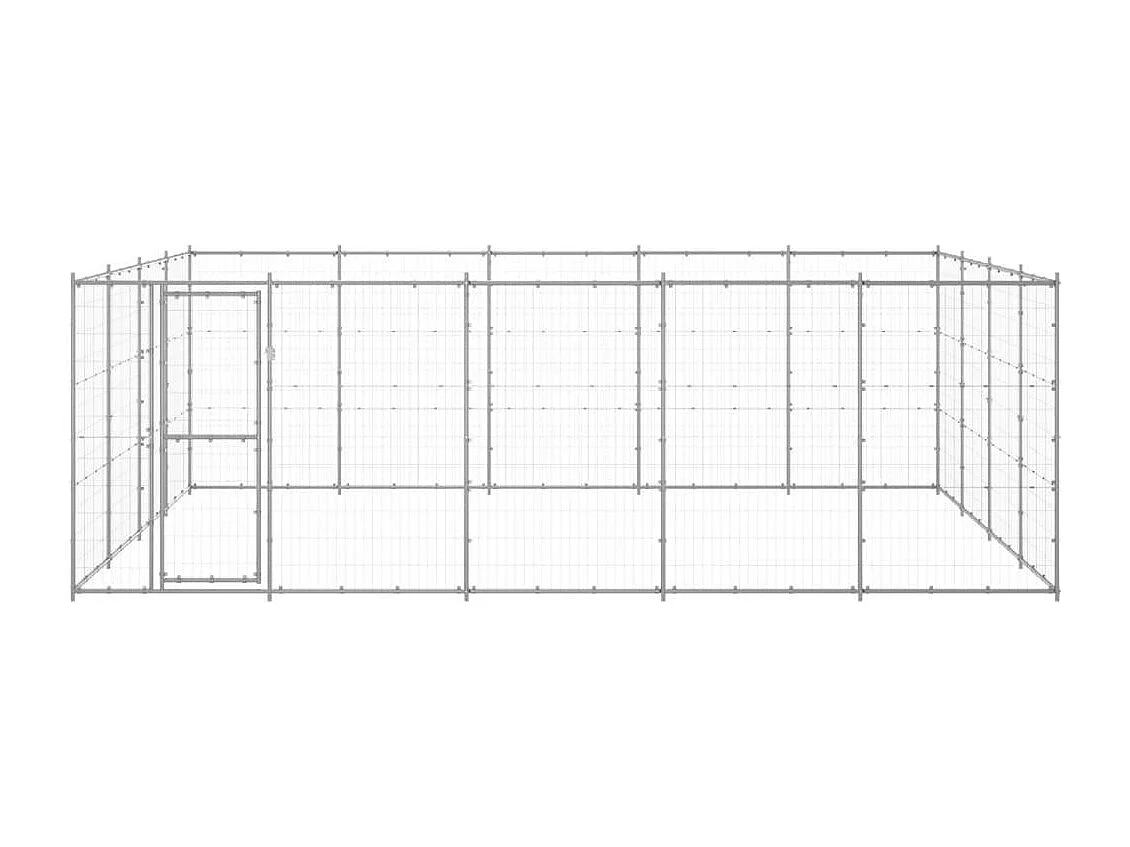 Chenil extérieur cage enclos 550 x 440 x 180 cm 02_0000416