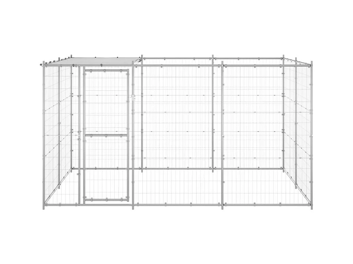 Chenil extérieur cage enclos 330 x 220 x 180 cm 02_0000446