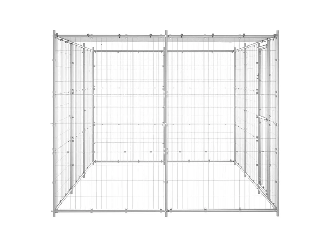 Chenil extérieur cage enclos 330 x 220 x 180 cm 02_0000446