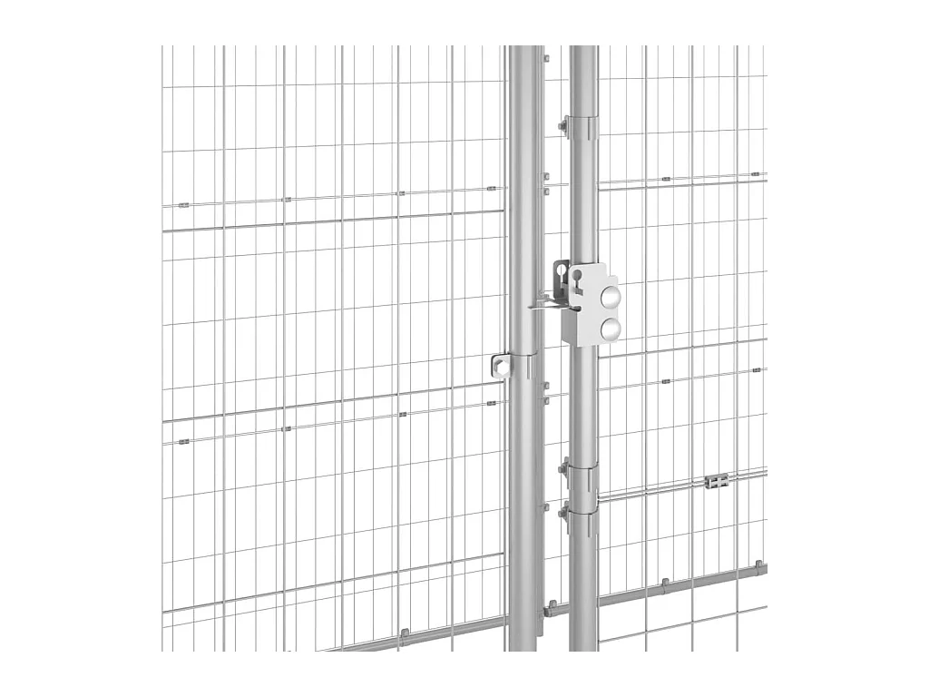 Chenil extérieur cage enclos 330 x 220 x 180 cm 02_0000446