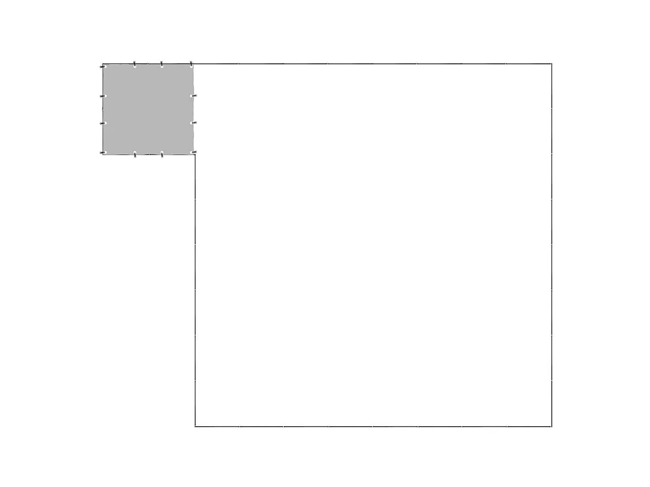 Chenil extérieur cage enclos noire 550 x 440 x 110 cm 02_0000507