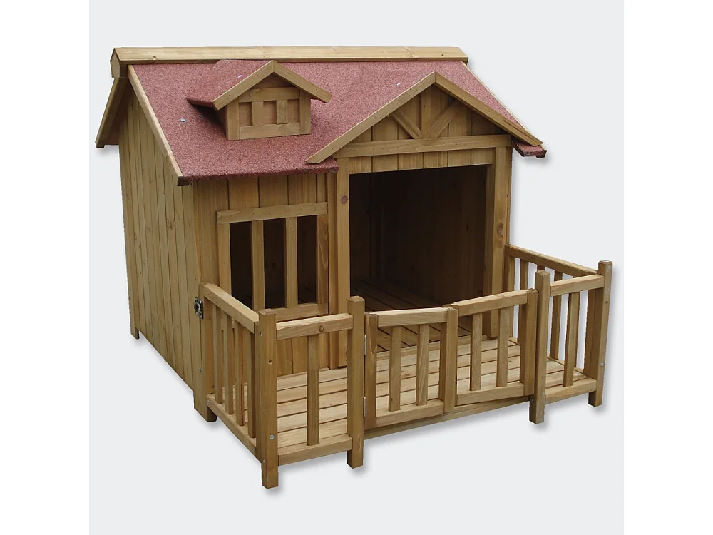 Niche à chien XL bois marron 93.5 x 99 x 78 cm 3716051