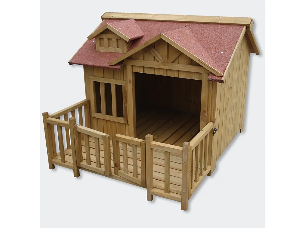 Niche à chien XL bois marron 93.5 x 99 x 78 cm 3716051