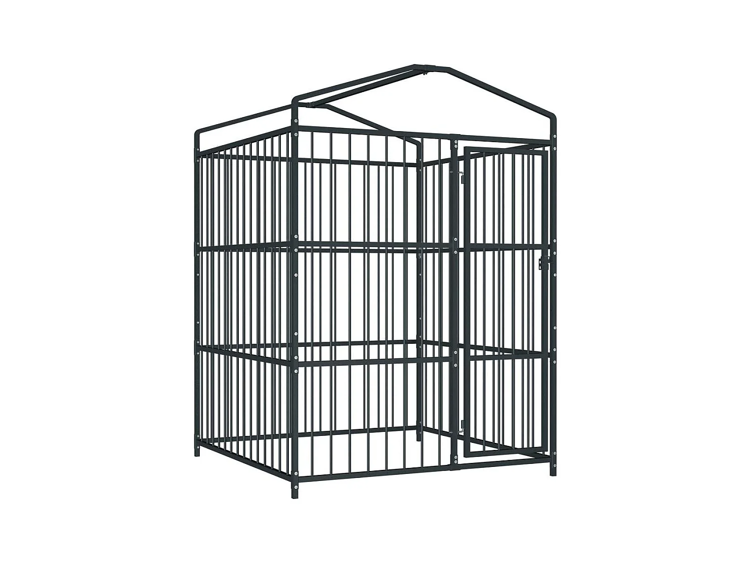 Chenil extérieur cage enclos 150 x 150 x 210 cm 02_0000323
