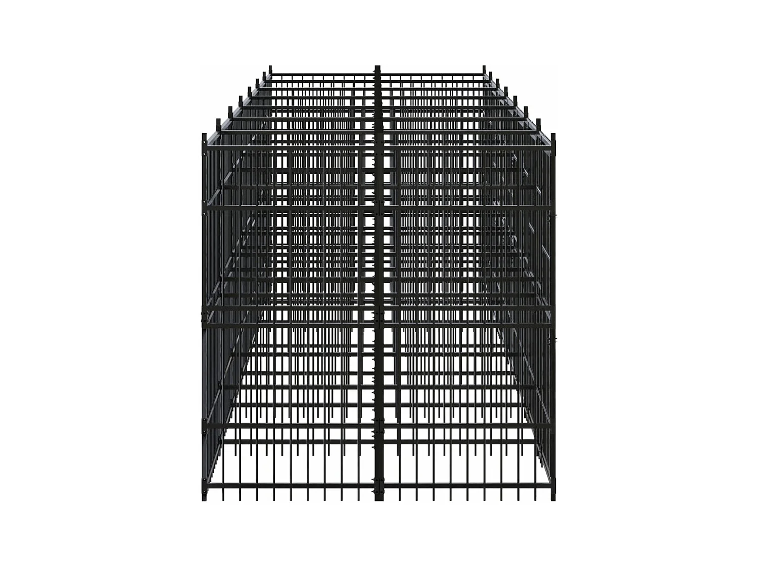 Gaiola para canil outdoor animal pac para cães aço 12,9 m² preto 02_0041786