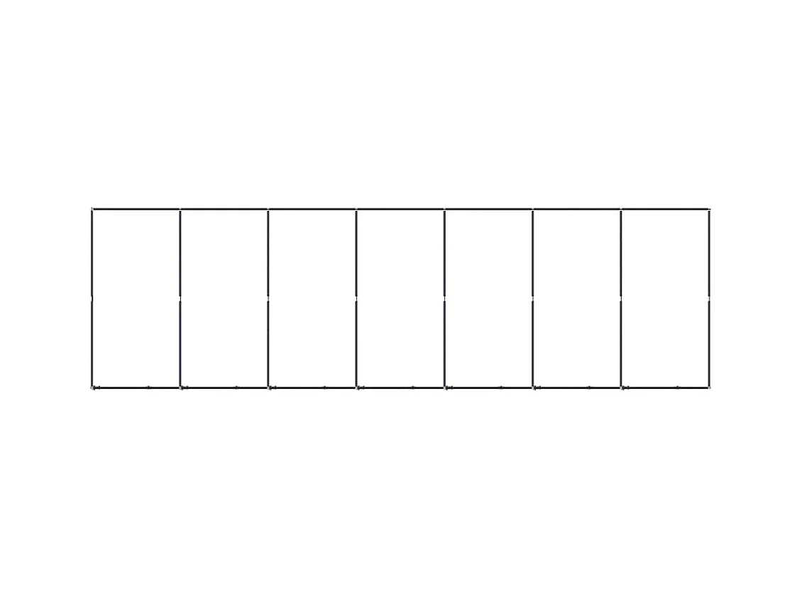 Gaiola para canil outdoor animal pac para cães aço 12,9 m² preto 02_0041786