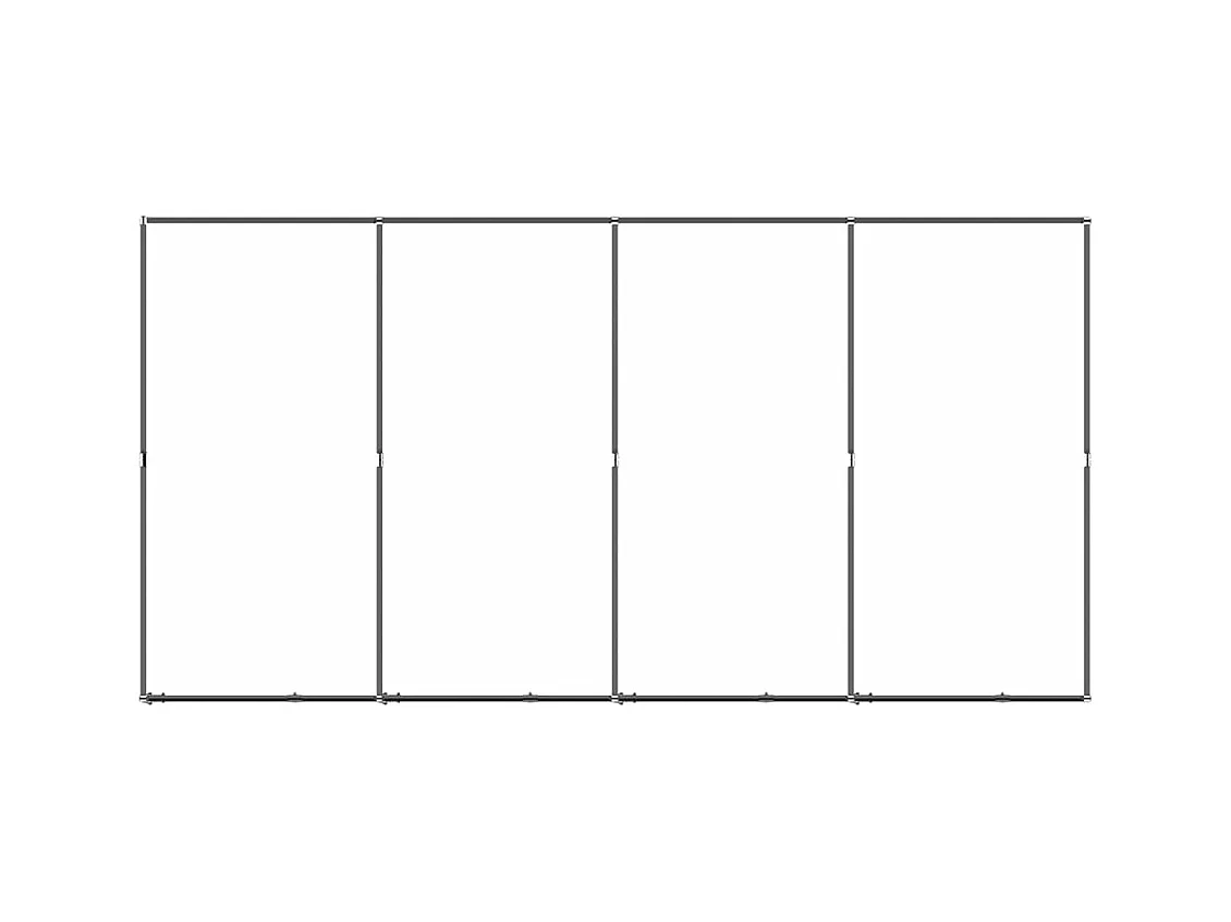 Gaiola para canil outdoor animal pac para cães aço 7,37 m² preto 02_0041875